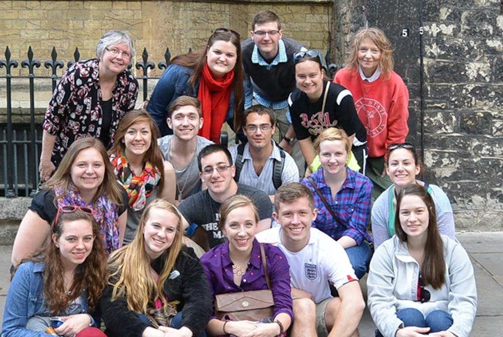 <p>Laurie Lindberg, an honors professor, is planning to take her 12th trip to London for May. Five of those trips have included students for the honor’s college and her colloquium classes. <em>PHOTO PROVIDED LAURIE LINDBERG</em></p>