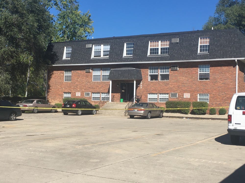 Muncie Police investigate a homicide that occurred&nbsp;near campus. The victim was&nbsp;found at&nbsp;the Bethel Avenue Apartments complex. Kara Berg // DN