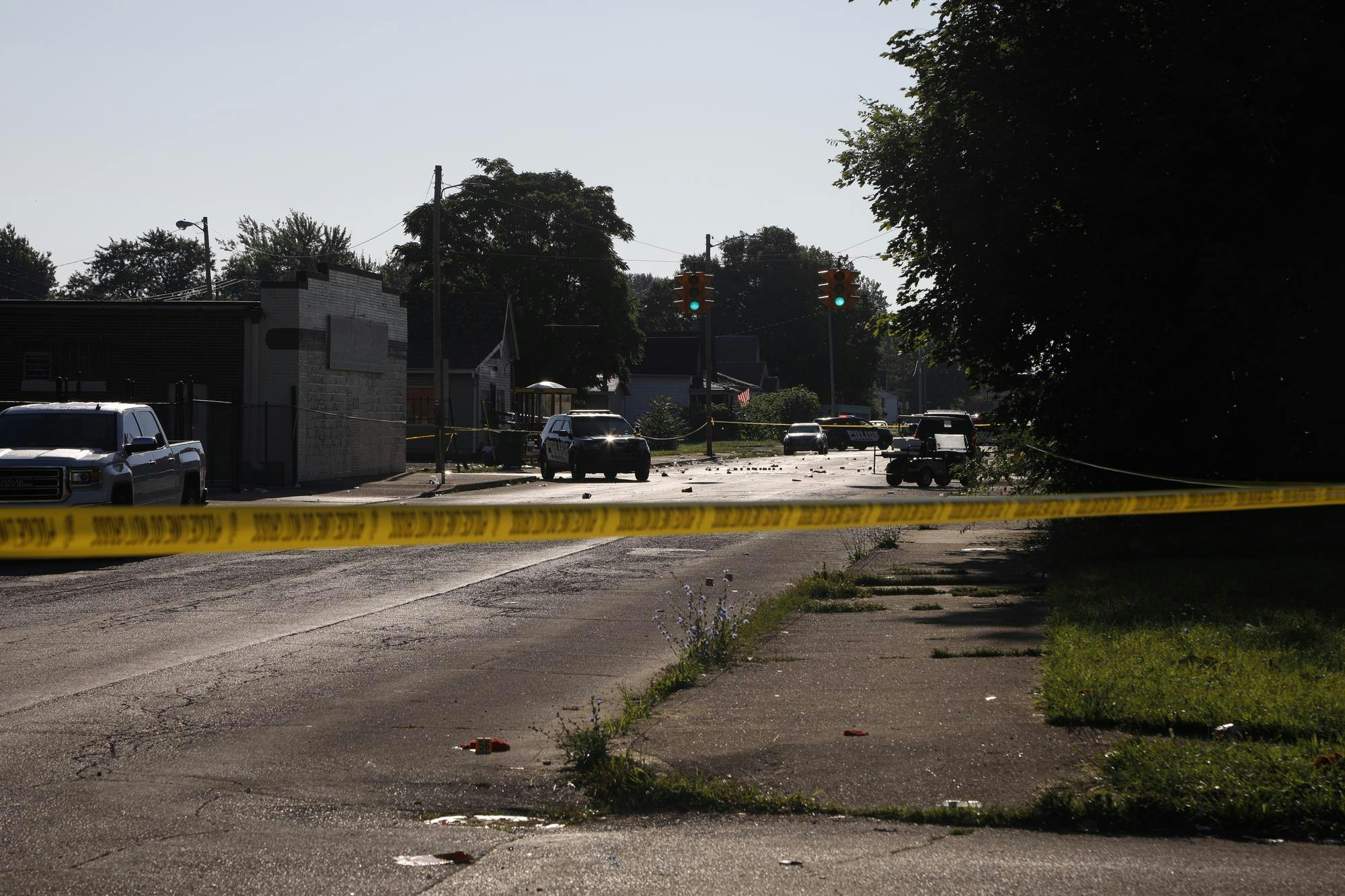 Willard Street and Hackley Street where the shooting took place. Multiple were injured in the shooting. Elijah Poe, DN