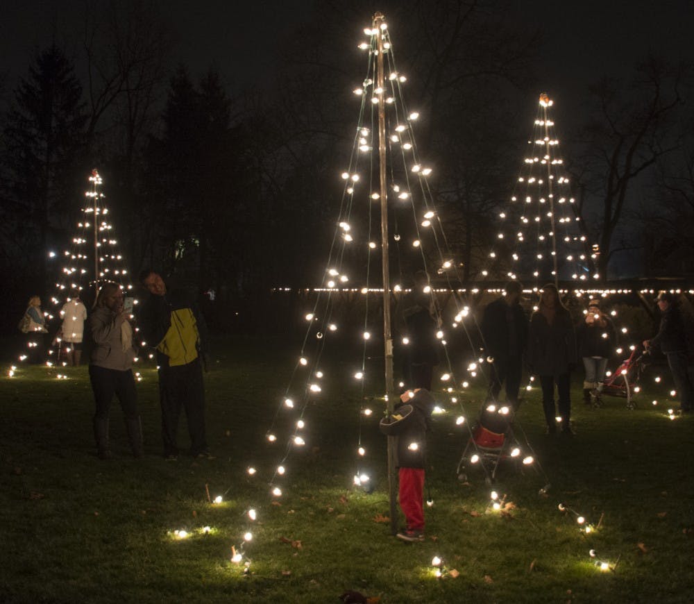 <p>One event happening in Muncie in the Enchanted Luminaria Walk on Dec. 2 and 3.&nbsp;This free event celebrates the holiday season and is open to the community. There will be holiday music, treats, winter games, live performances and carriage rides. DN FILE PHOTO SAMANTHA BRAMMER</p>