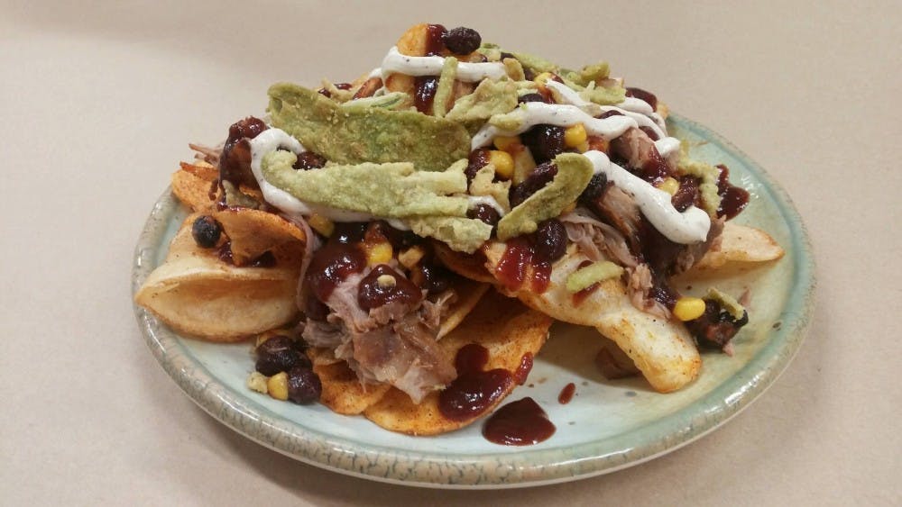 Elliott Dining will serve pulled pork nachos and other dishes&nbsp;as part of Foodie Friday from 11 a.m. to 2 p.m. Dec. 9. Foodie Friday, which happens on the third Friday of every month, serves a unique dish that's cooked in front of the students. Stepfanie Miller // Photo Courtesy