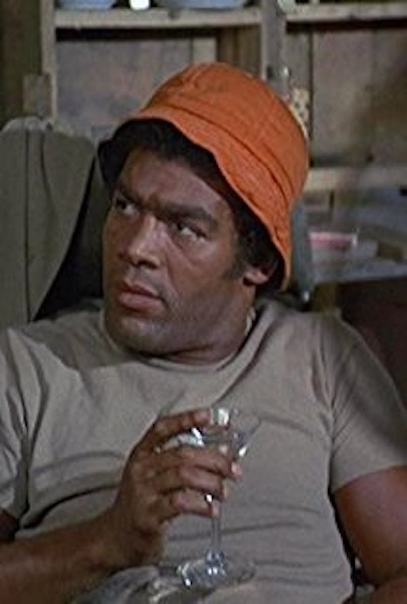 Timothy Brown appears in an episode of "M*A*S*H" in 1972. Brown had a professional football, acting and singing career. Photo Courtesy