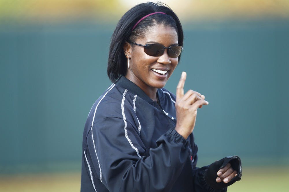 Head coach Tyra Perry 