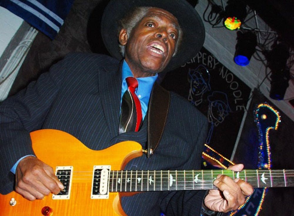 <p>Governor Davis, a Ball State alumnus and musician, started The Blues Ambassadors after graduation. He will celebrate his 70th birthday with a concert Feb. 1 at the Valhalla Venue. <strong>Photo Provided</strong></p>