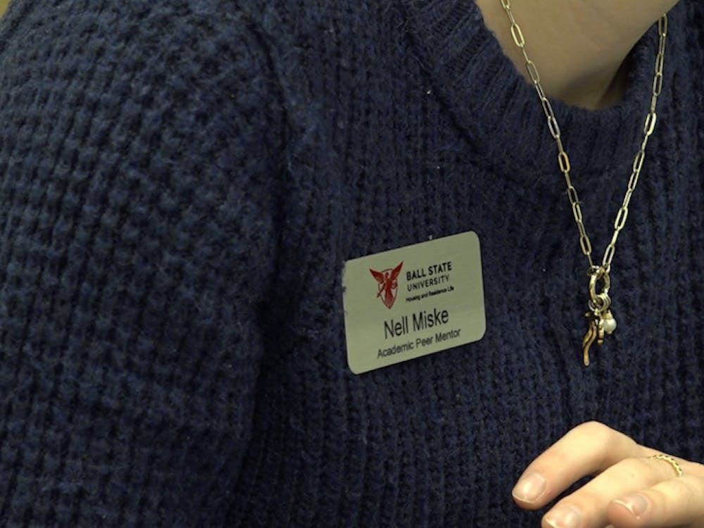 Nell Miske, one of the Honors College residence hall’s Academic Peer Mentors