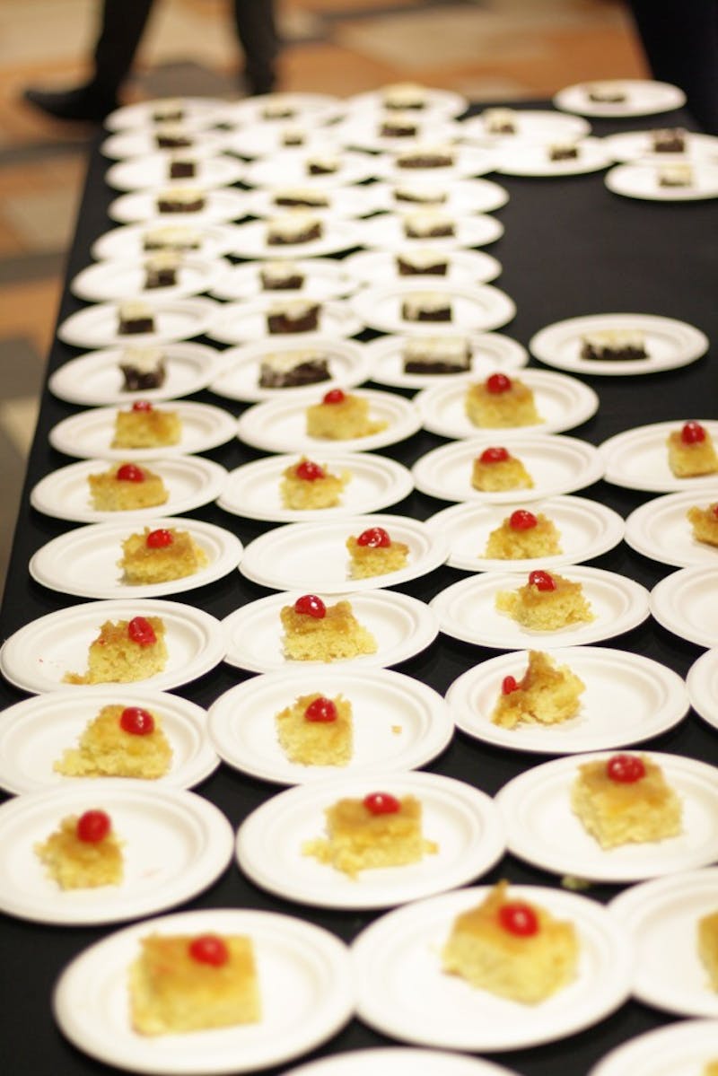 Ball State's homecoming dessert spread for students Oct. 17, 2018 in Woodworth. Ball State's dining facility made sure to provide a variety of food for its students at "Dinner of the Century". Tailiyah Johnson, DN