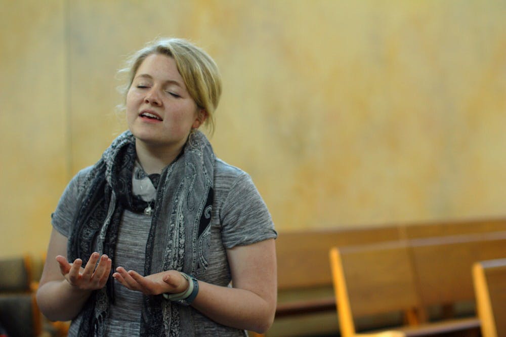 Sophomore student Emily Naville will&nbsp;start a new life as a Catholic sister&nbsp;Sept. 3.&nbsp;The process of becoming a fully committed religious sister takes about eight years in total.&nbsp;Cassidy&nbsp;Knowling // DN