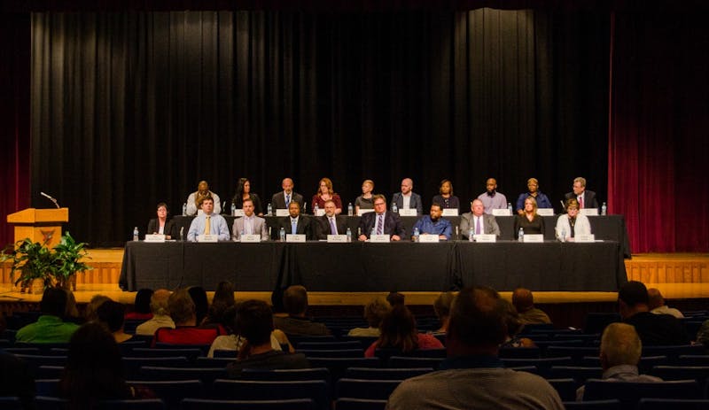Muncie School Board finalists speak at open forum