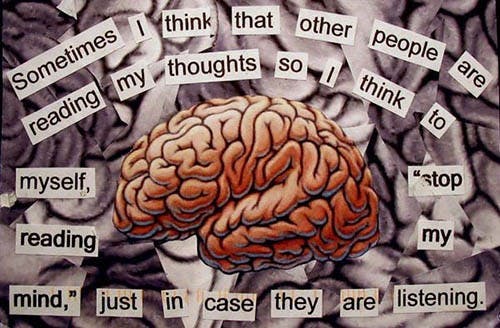 One of the postcards sent in as part of the PostSecret blog, which encourages individuals to mail in anonymous postcards about themselves. PostSecret