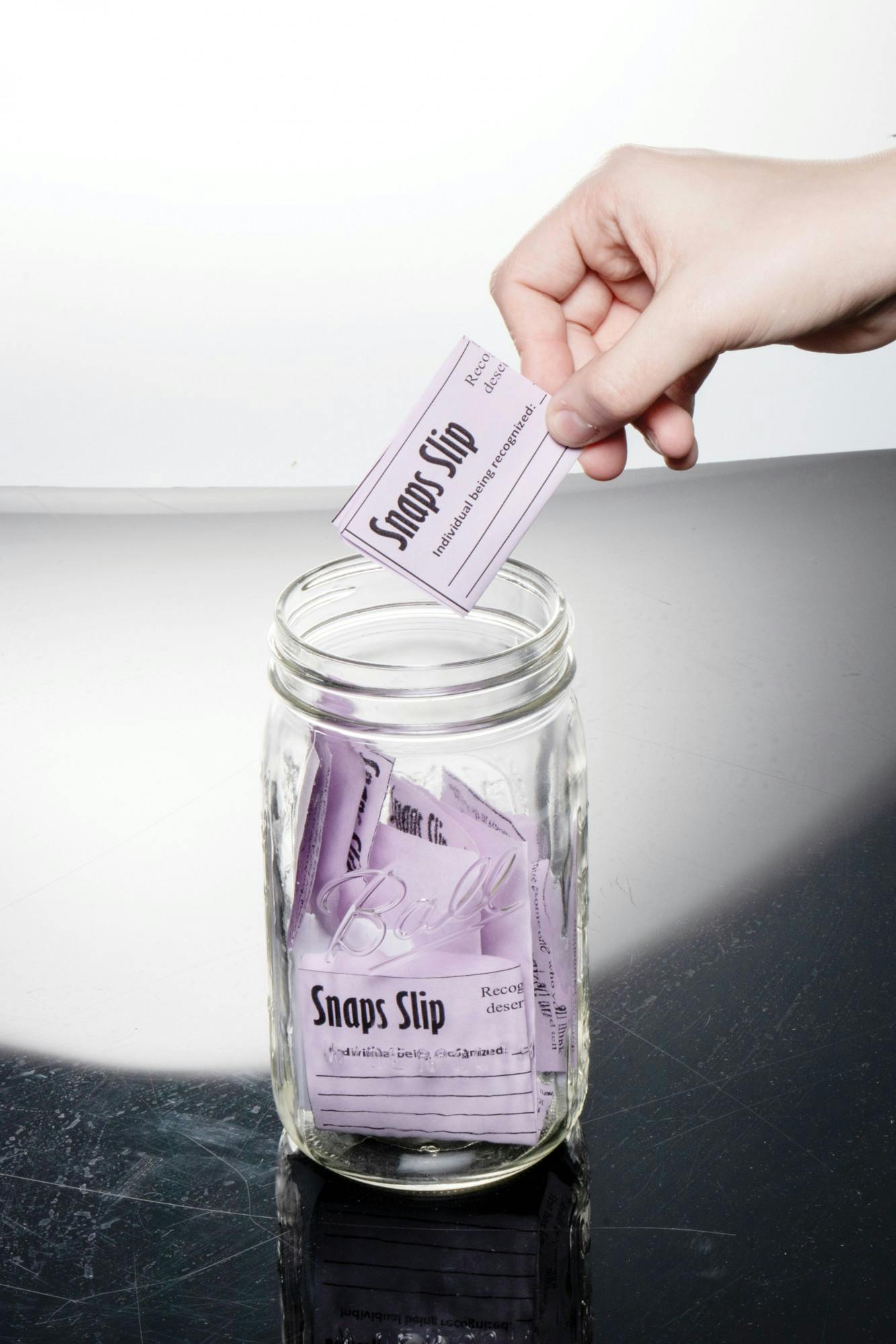 Taking inspiration from the National Residence Hall Honorary's (NRHH) snap jar, senior Brandon Eastom created his own snap jar initiative for all of Ball State's campus to nominate and recognize people. Each month, Ball State students can can fill out a Google Form to nominate people, and five of the nominees will be given a certificate. Eric Pritchett, DN