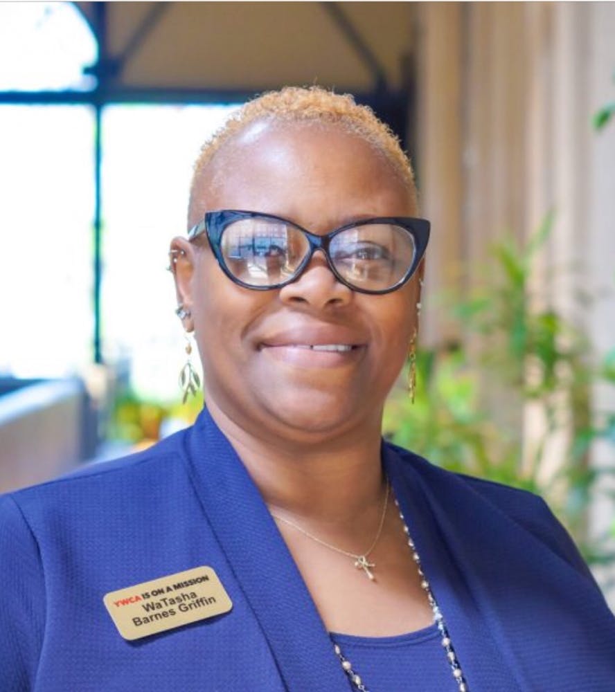 WaTasha Griffin was recognized for her community service work. Griffin is the Director of the YMCA Muncie. WaTasha Barnes Griffin, Photo Provided