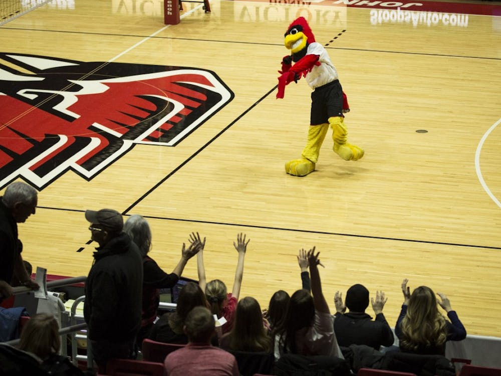Ball State men's volleyball won 3-0 against Emmanuel College on Jan. 6 in John. E. Worthen Arena. The Cardinals dominated all three sets with scores of 16-25, 15-25, and 12-25. 