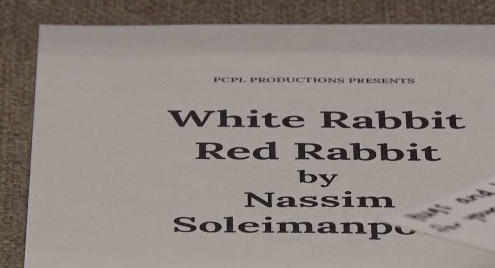 Ball State's Department of Theatre and Dance put on the play "White Rabbit, Red Rabbit" on Jan. 24, 2020 in Sursa Performance Hall.