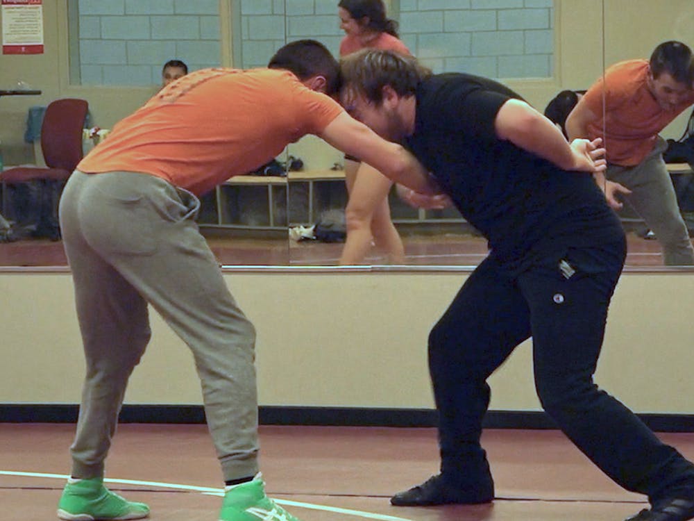 Ball State’s wrestling club is open to all students regardless of wrestling background and practices Wednesdays and Fridays from 7-9 PM in Rec Center, RC 213.