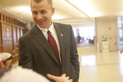 Coach James Whitford, a former assistant coach at Arizona, will see more of his former player Solomon Hill, who was pickedby the Pacers in the NBA draft. Whitford spoke favorably about Hill and felt like he would be a good fit for the NBA team. DN FILE PHOTO JORDAN HUFFER