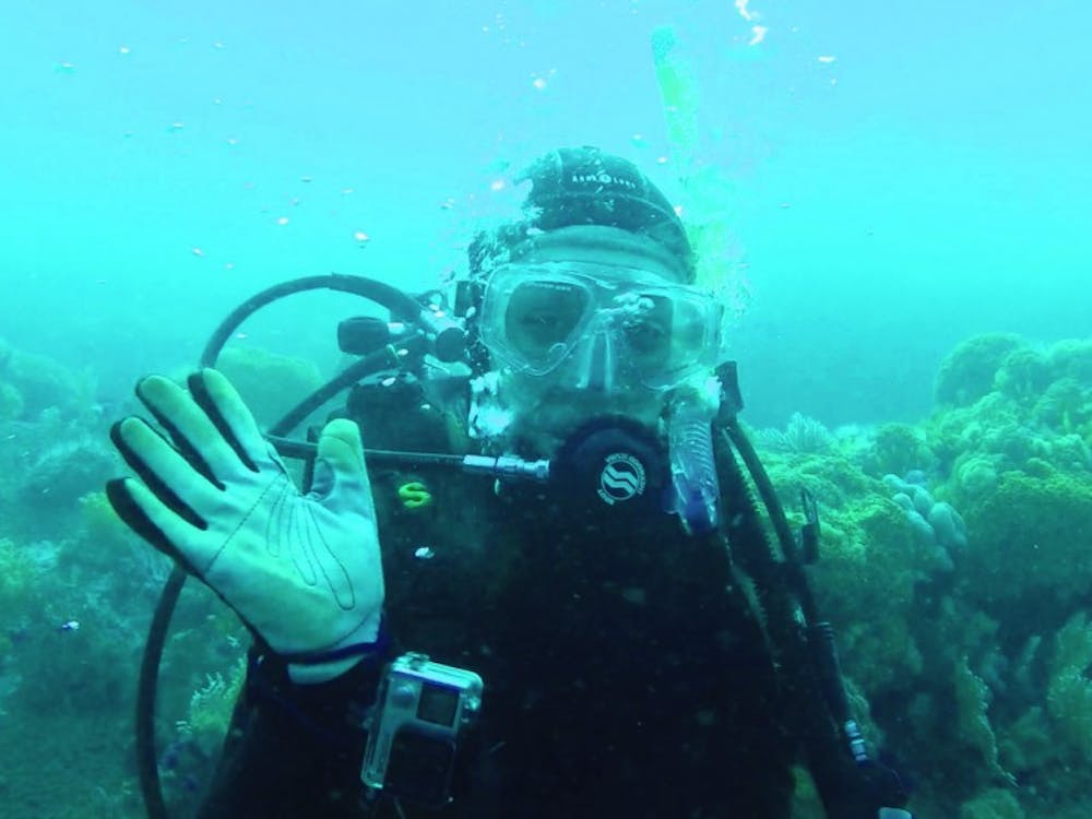 Auxier spent time scuba diving in the Bell Buoy Bay July 15, 2019. Auxier said this was a fun, exploratory dive for her. Autum Auxier, Provided Photo.