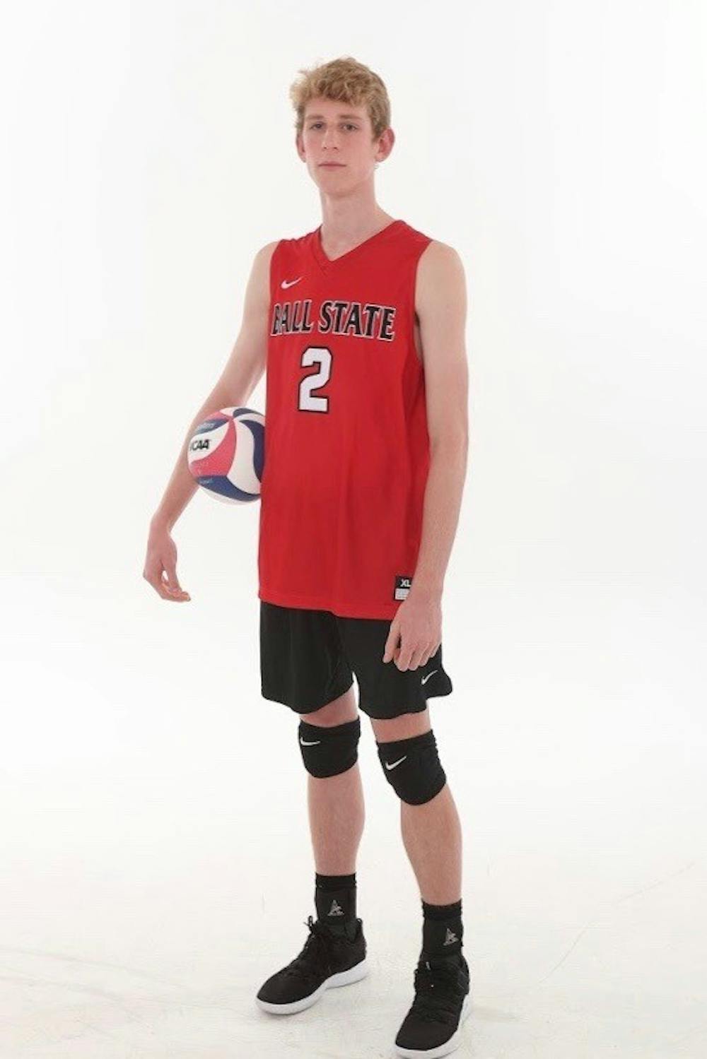 <p>Alongside managing the Wando High School girl's volleyball team, freshman Kaleb Jenness was the captain of the Carolina Union Volleyball Club in 2018. <strong>Ball State Athletics,Photo Provided</strong></p>