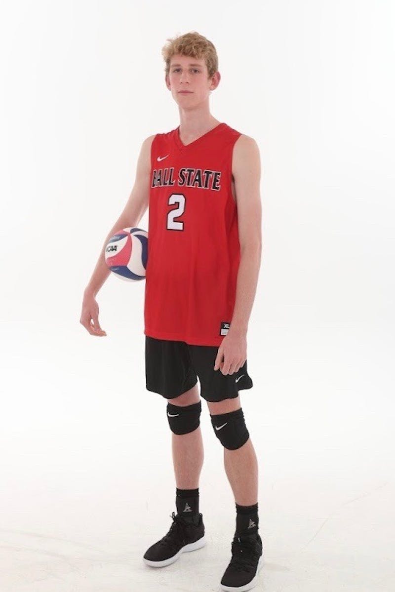 Alongside managing the Wando High School girl's volleyball team, freshman Kaleb Jenness was the captain of the Carolina Union Volleyball Club in 2018. Ball State Athletics,Photo Provided