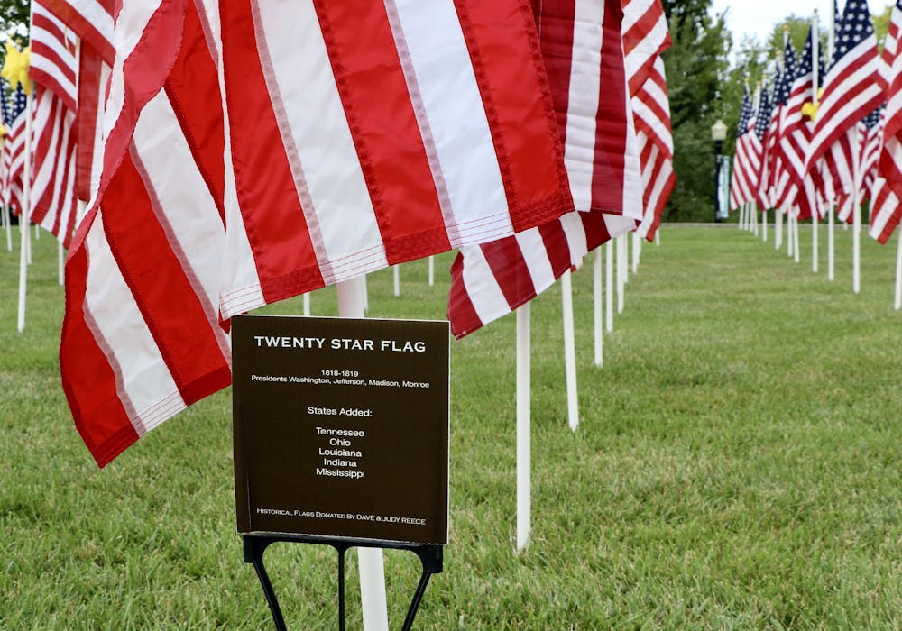 The Minnetrista in Muncie holds its annual "Flags of Honor" event from Sept 4. to Sept. 11 to remember fallen heroes from 9/11. Visitors are invited to purchase ribbons to dedicate flags to their loved ones, with the proceeds going back to organizations in the community on behalf of the Exchange Club.&nbsp;