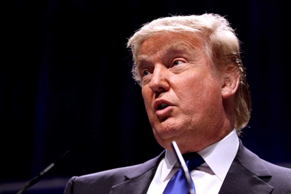 Republican frontrunner Donald Trump calls climate change a 