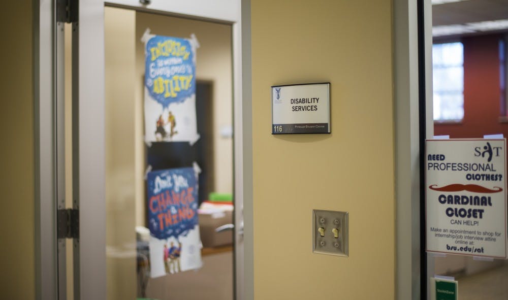 The Alliance of Disability Awareness has said that many people may not consider mental health problems as a disability, which they're working to spread awareness throughout March. The Office of Disability Services serves about 750 students each semester, many of whom have registered for psychological disabilities. DN PHOTO BREANNA DAUGHERTY