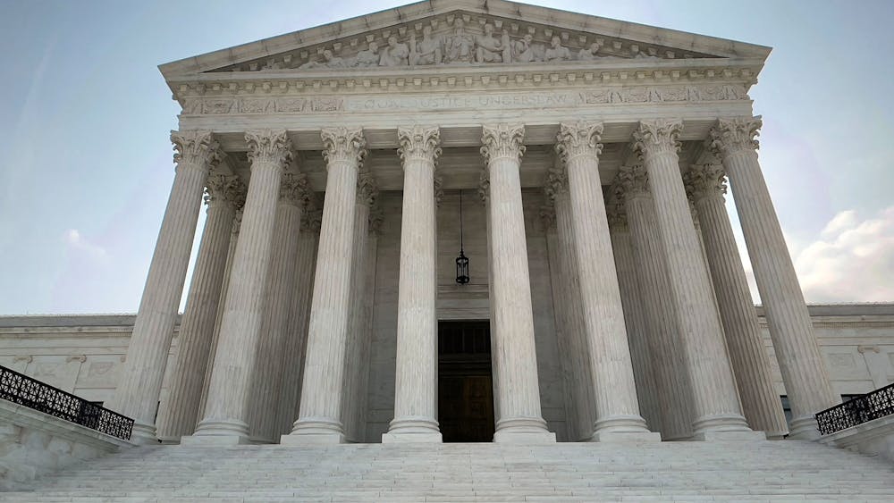 The U.S. Supreme Court building as seen on Sunday, July 11, 2021 in Washington, D.C. (Daniel Slim/AFP/Getty Images/TNS)