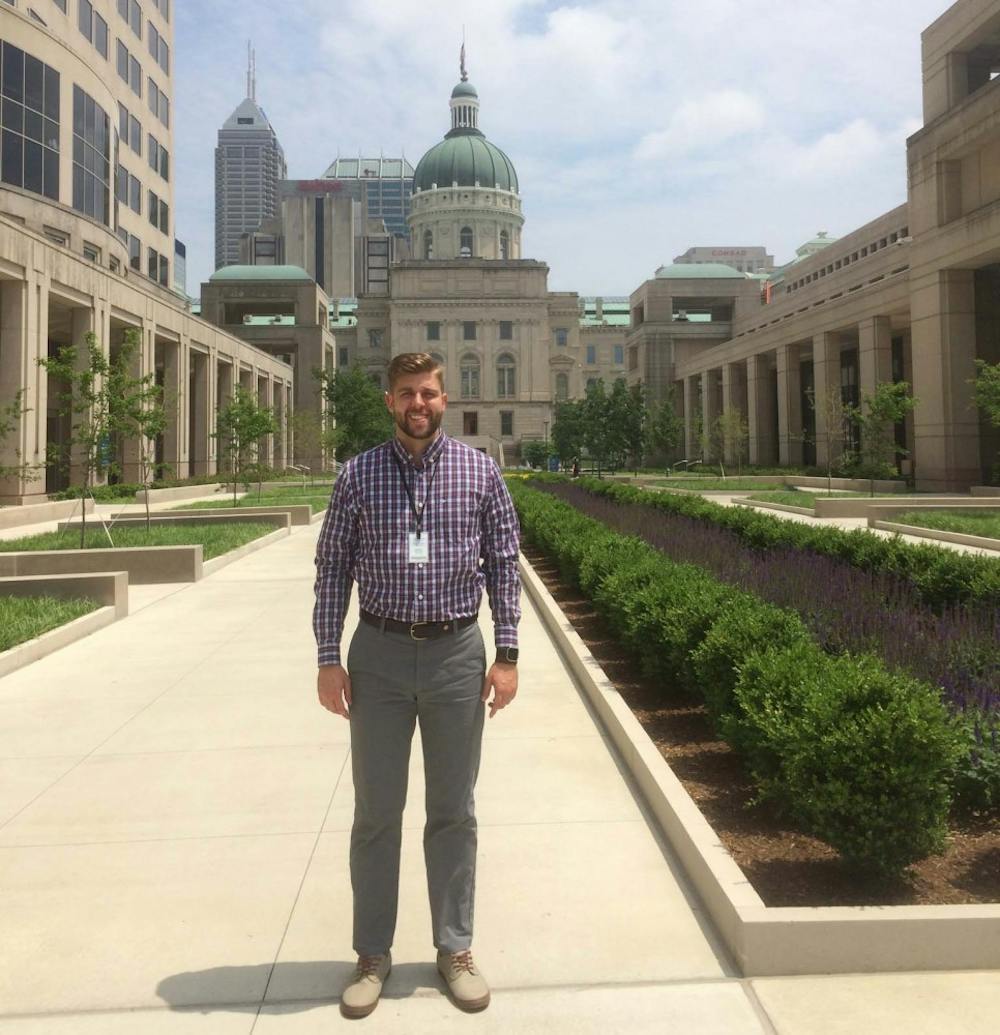 Ball State 2018 gradute Connor McCoy works with Indiana’s Department of Transportation to help clean, analyse and report found artifacts. McCoy said he hopes to go into an archaelogical field like INDOT in the future. Connor McCoy, photo provided. 