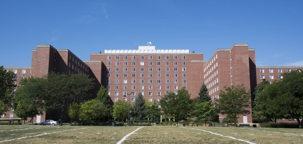 LaFollette, the largest residence hall complex at Ball State, houses about 1,900 students. Having no air conditioning and elevators that only go to the first and sixth floor are just two of the complaints students have compared to the new Johnson A complex. DN PHOTO SAMANTHA BRAMMER
