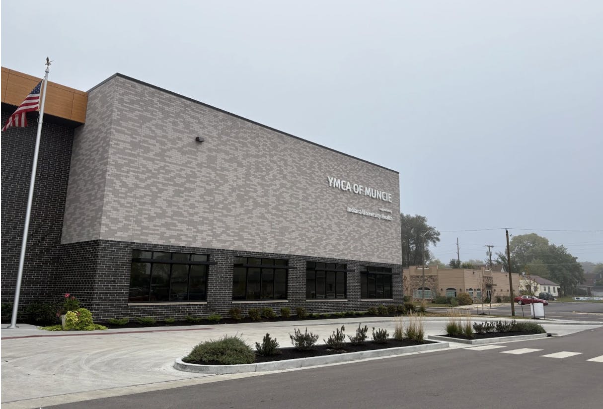 The six-month-old facility of the YMCA of Muncie.