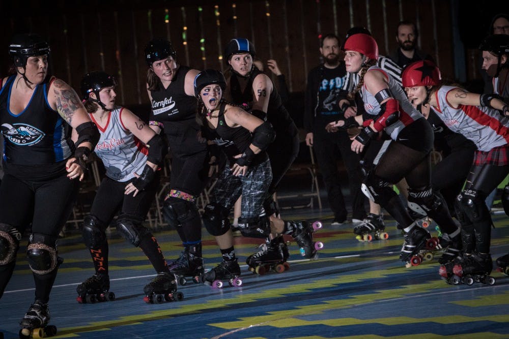 <p>The Cornfed Derby Dames, Muncie’s women’s roller derby league, is hosting a new skater clinic from 4 to&nbsp;6 p.m. at Gibson’s Skating Arena on Sept. 18.&nbsp;The clinic will mostly consist of teaching basic skating skills. <em>Photo Provided //&nbsp;</em><em>Matt Ruddick</em></p>