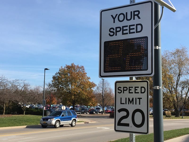 New radar speed signs put up to slow down campus