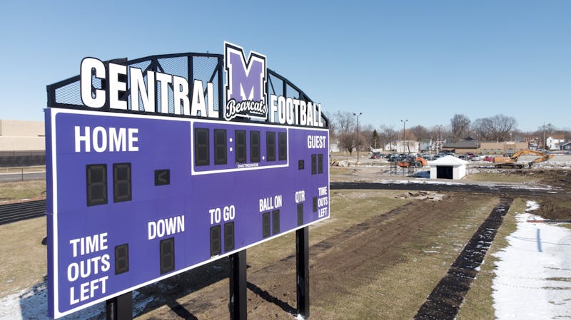 Muncie Central High School upgrades football stadium 