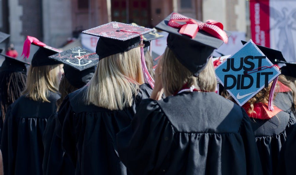 <p>Students who graduate next May can look forward to a better job market, according to a survey from the Collegiate Employment Research Institute at Michigan State University. <em>DN FILE PHOTO BREANNA DAUGHERTY</em></p>