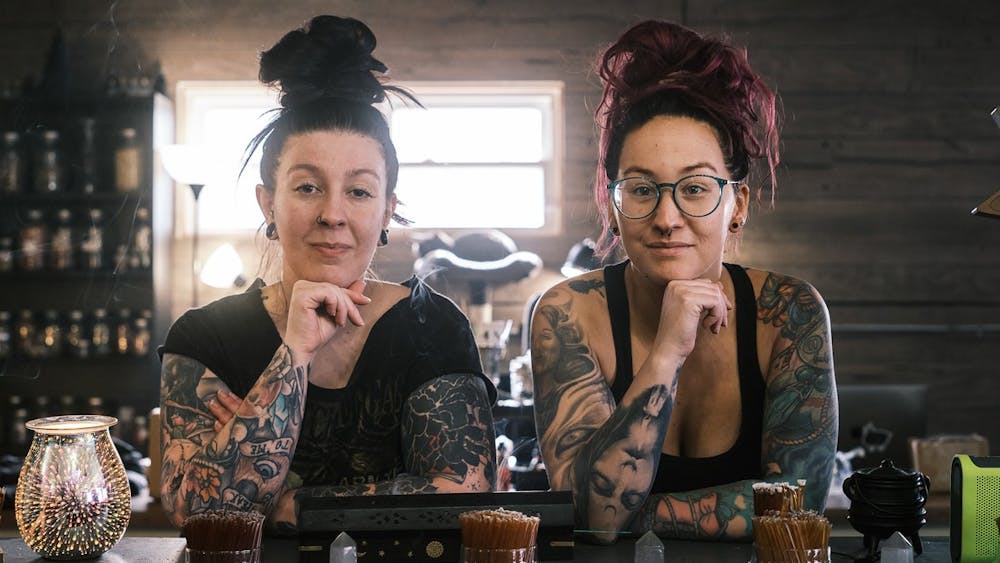 Kinsley Elsten and Brytneigh Burgess have owned Twisted Twigs for around four years. Business has been good for the two, where they have found a demand for their products and services in the local community. (Nathan Abbott)