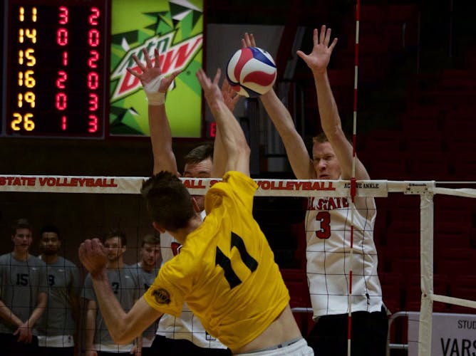 Men's volleyball vs. Quincy 2018 Ball State Daily