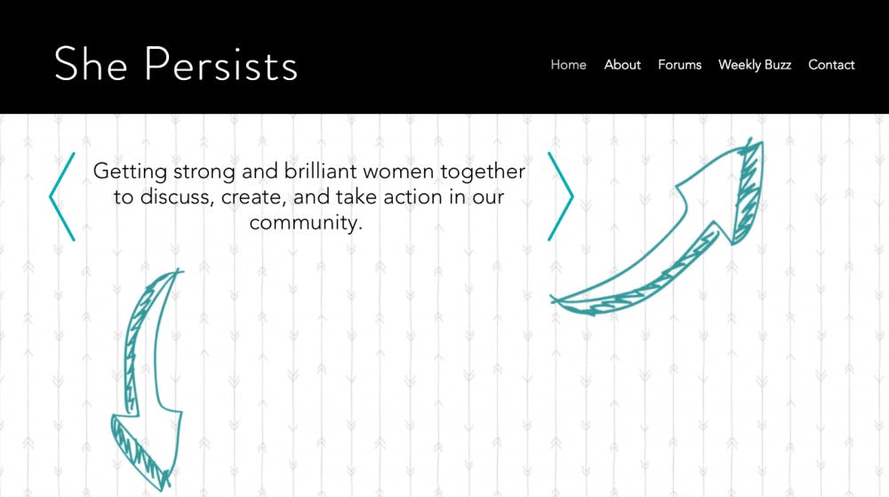 A new women's-only group, She Persists, started two weeks ago by Ball State students who wanted to make a difference&nbsp;in the community and for women around the area.&nbsp;The name takes after the now-popularized phrase "Nevertheless she persisted," after Sen. Elizabeth Warren (D-Mass) was silenced by Senate Republicans while giving a speech.&nbsp;Kelsey Skomer // Photo Provided