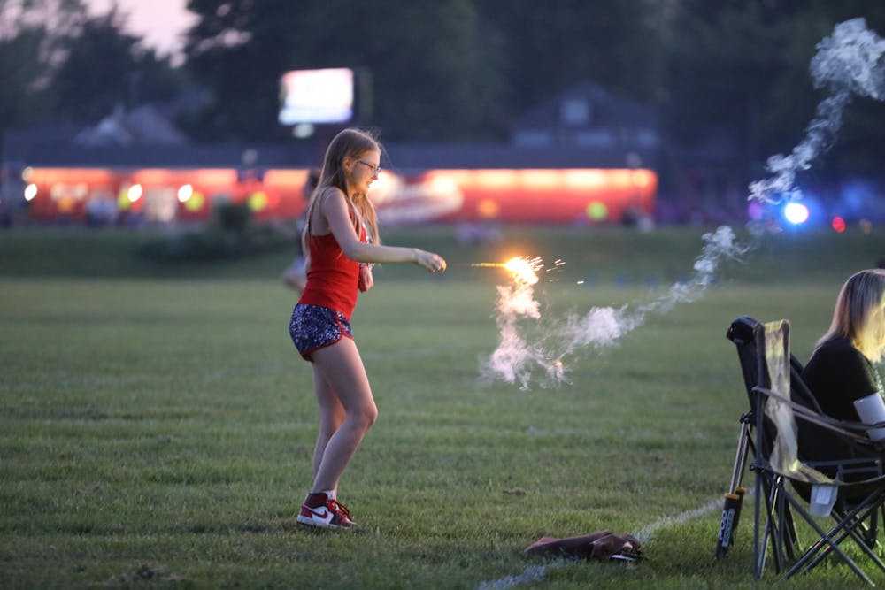 A photo taken at Muncie Central July 4, 2025, before a fireworks show. Trinity Rea, DN. 