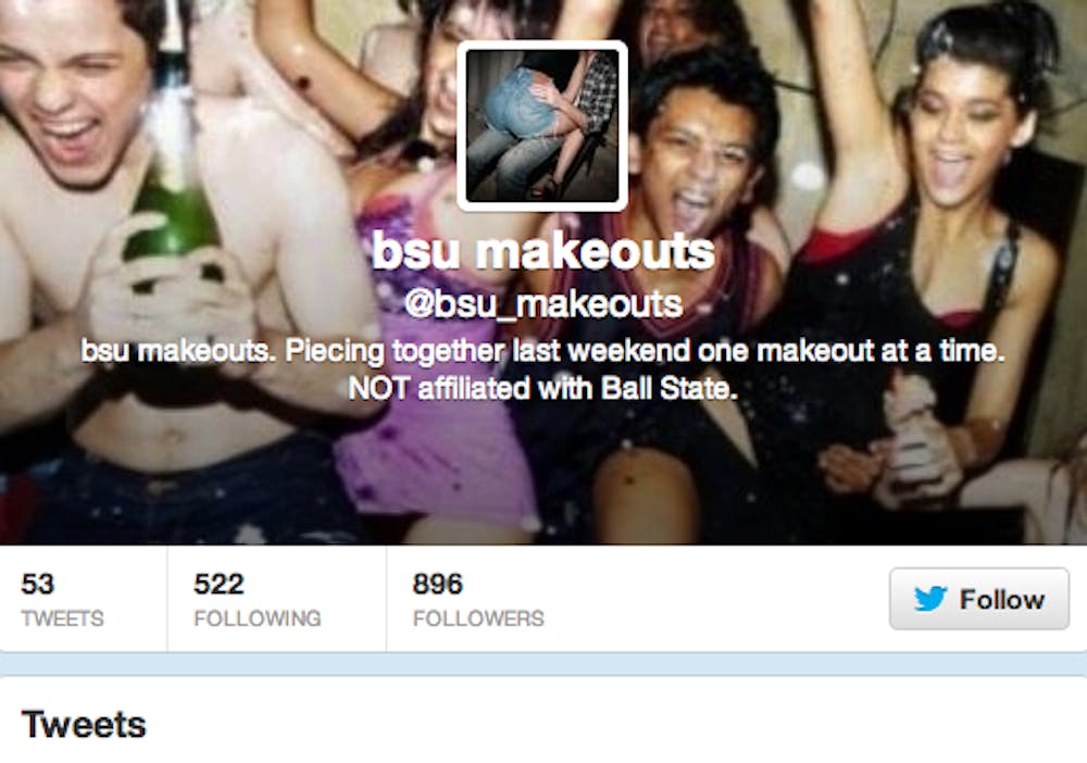 Screenshot of the @bsu_makeouts Twitter account. DN PHOTO