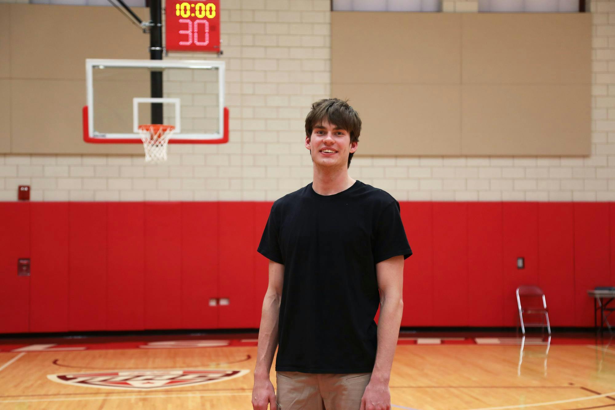 Freshman forward Mason Jones poses for a photo Feb. 1 in Shondell Practice Center. Jones was a candidate for Indiana Mr. Basketball his senior year of high school. Mya Cataline, DN