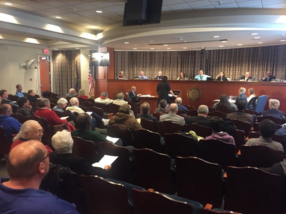 <p>Muncie City Council withdrew a landlord-registration ordinance requiring landlords to make personal contact information publicly available during its meeting Jan.9. Dozens of landlords attended the public hearing in December to oppose the ordinance.&nbsp;<i style="background-color: initial;">Max Lewis // DN&nbsp;</i></p>