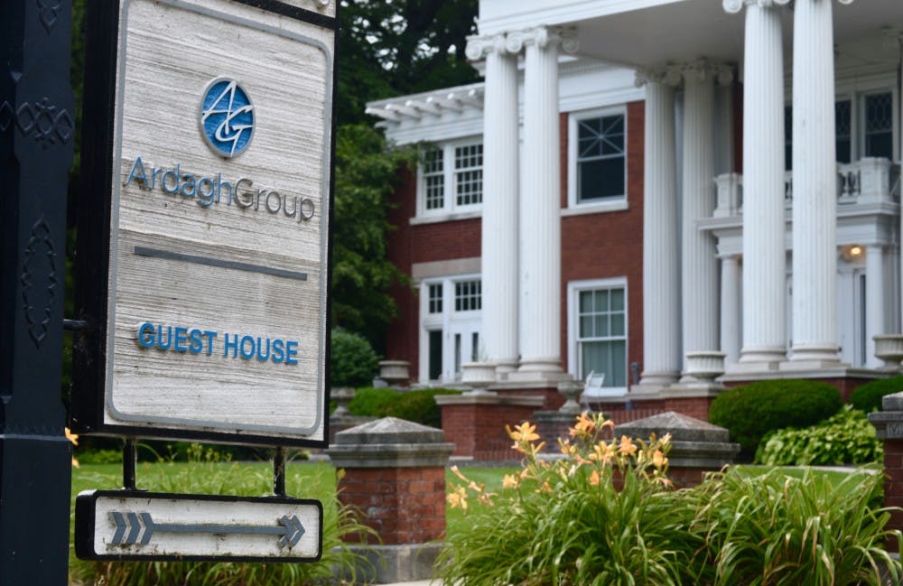 <p>The Ball Brothers Foundation's "Maplewood" mansion will be up for lease&nbsp;after glassmaking company Ardagh Group relocates to Fishers. <em>DN PHOTO REBECCA KIZER</em></p>