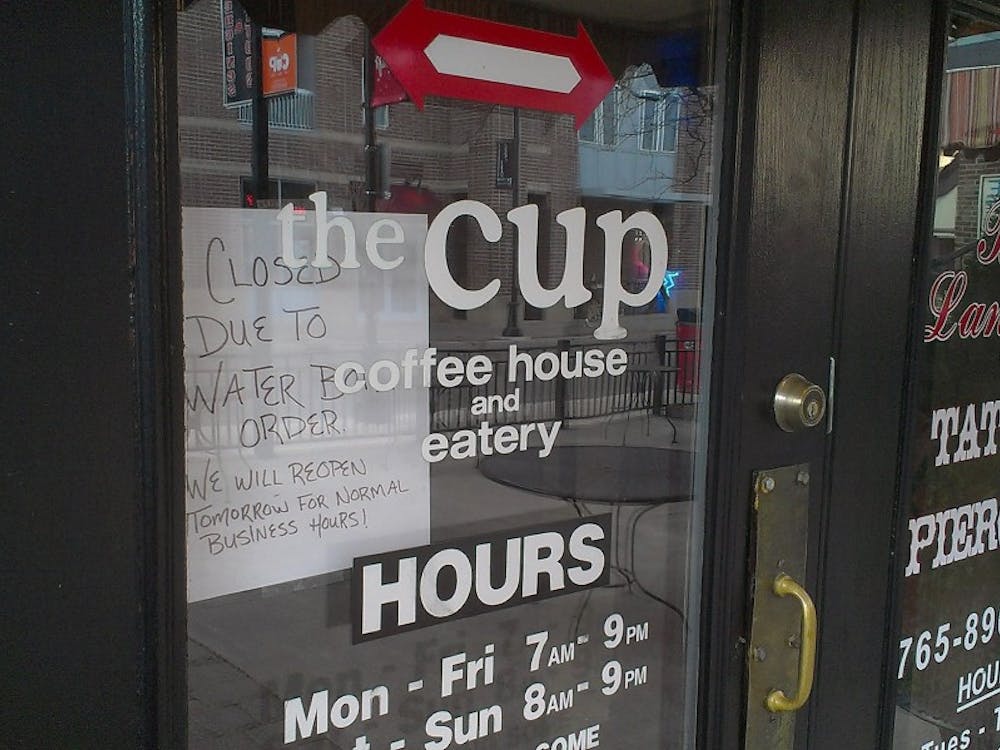 The Cup closed&nbsp;on Nov. 15 as a result of a water boil order. Residents in the City of Muncie and on the Ball State campus were advised to avoid drinking water from the tap following a water valve malfunction.&nbsp;Garrett Looker&nbsp;// DN