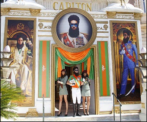 Sacha Baron Cohen poses at "The Dictator" photocall at the Carlton Hotel, as part of the 65th Cannes International Film Festival in Cannes, France, on May 16, 2012. MCT PHOTO 
