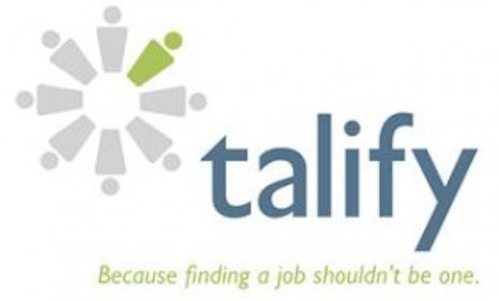 <p>Talify,&nbsp;a new website that is free to Ball State students,&nbsp;helps students put their education to work. It was built to connect people with different areas of strengths and backgrounds to various jobs, internships and volunteer opportunities. <em>talify.com // Photo Courtesy</em></p>