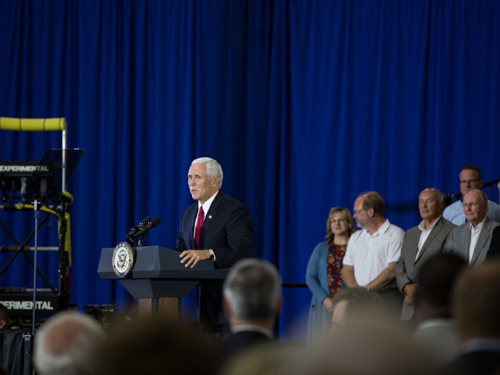 Vice President Mike Pence visits Anderson, Indiana on Sept. 22 to speak about tax and health care reform.