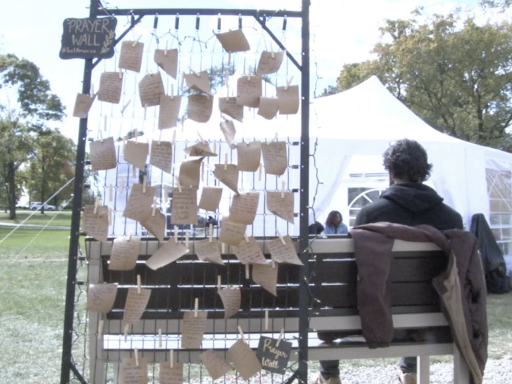 Ball State student Hadassah Harris brought Tents of America to the Quad this weekend. This national movement hopes to increase spirituality and reenergize students on campuses across the nation.