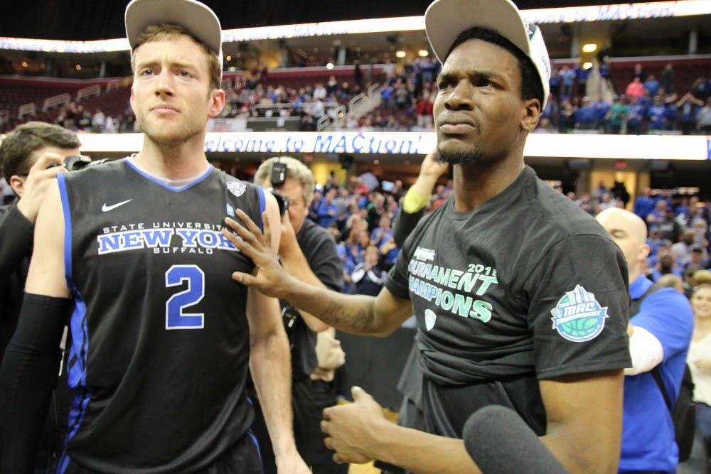 <p>Will Regan and Xavier Ford are overcome with emotions after Buffalo's MAC Championship win over Central Michigan. The two formed a friendship over their four years together despite coming from different backgrounds. </p>