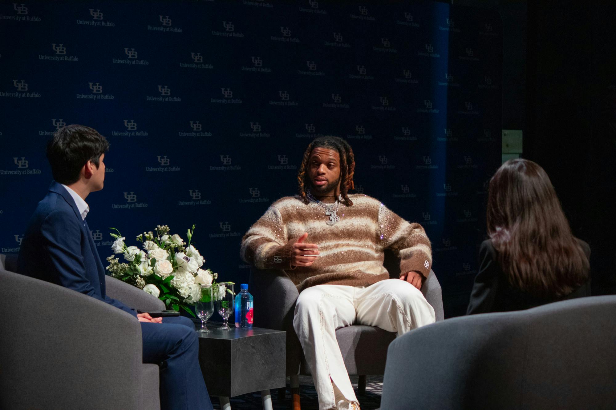 Damar Hamlin sat down for an interview with The Spectrum on Thursday before his Distinguished Speaker Event.