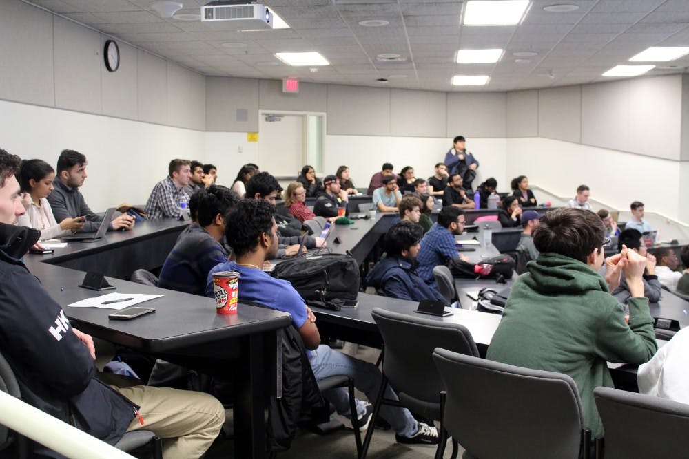 UB students forms new club on cryptocurrency and blockchain technology. Members discuss how cryptocurrency and blockchain technology looks to change the way the financial world runs.