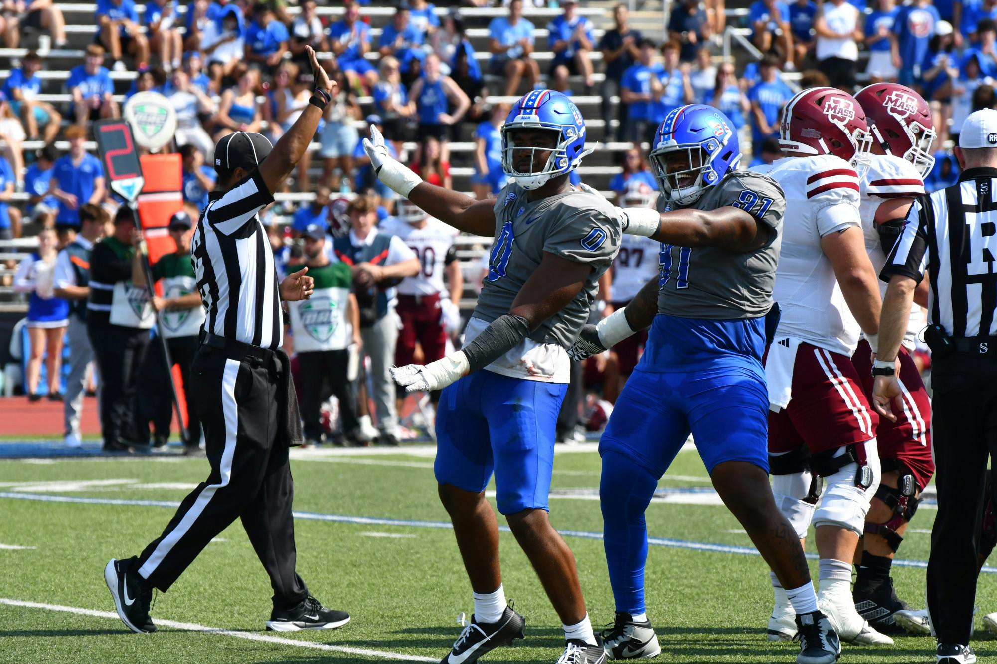 UB football defeats NIU 23-20